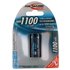 Ansmann 1x2 Batteria NiMH Micro 1100 mAh