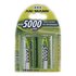 Ansmann 1x2 Batteria NiMH Mono 5000 mAh