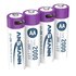 Ansmann AA Typ 2000 (min. 1800 mAh) con Cavo USB