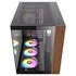 Antec CX800 WOOD ARGB_B Mid Tower ATX 4 ventole argb incluse inserto frontale in legno vetro laterale 270⁰ - supporto per mobo back connect