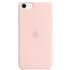 Apple Cassa in silicone per iPhone SE - Rosa gesso