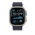 Apple Cinturino Ocean blu navy (49 mm) - Titanio naturale