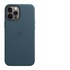 Apple Custodia MagSafe in pelle per iPhone 12 Pro Max Blu Baltico