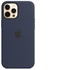 Apple Custodia MagSafe in Silicone per iPhone 12 Pro Max - Deep Navy
