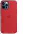 Apple Custodia MagSafe in silicone per iPhone 12 Pro Max Rosso