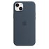 Apple Custodia MagSafe in silicone per iPhone 14 Plus - Blu tempesta