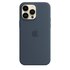 Apple Custodia MagSafe in silicone per iPhone 14 Pro Max Blu tempesta
