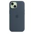 Apple Custodia MagSafe in silicone per iPhone 15 - Blu tempesta