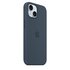 Apple Custodia MagSafe in silicone per iPhone 15 - Blu tempesta