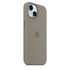 Apple Custodia MagSafe in silicone per iPhone 15 - Grigio creta