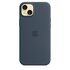 Apple Custodia MagSafe in silicone per iPhone 15 Plus - Blu tempesta