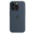 Apple Custodia MagSafe in silicone per iPhone 15 Pro - Blu Tempesta