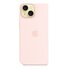 Apple Custodia MagSafe in silicone per iPhone 15 - Rosa confetto