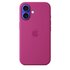 Apple Custodia MagSafe in silicone per iPhone 16 - Fucsia