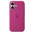 Apple Custodia MagSafe in silicone per iPhone 16 - Fucsia