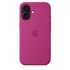Apple Custodia MagSafe in silicone per iPhone 16 - Fucsia