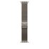 Apple Loop in maglia milanese in titanio naturale (49 mm) - Large