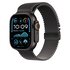 Apple Loop in maglia milanese in titanio nero (49 mm) - Medium