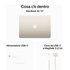 Apple MacBook Air 13'' M3 chip con core 8 CPU e core 10 GPU, 16GB, 512GB SSD Galassia