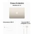 Apple MacBook Air 13'' M3 chip con core 8 CPU e core 10 GPU, 8GB, 512GB SSD Galassia