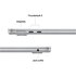 Apple MacBook Air 13'' M4 chip 10-core CPU 10-core GPU, 24GB, 512GB SSD - Argento