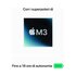 Apple MacBook Air 15'' M3 chip con core 8 CPU e core 10 GPU, 8GB, 256GB SSD Argento