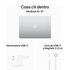 Apple MacBook Air 15'' M3 chip con core 8 CPU e core 10 GPU, 8GB, 256GB SSD Argento