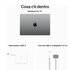 Apple MacBook Pro 14'' M3 chip con 8‑core CPU e 10‑core GPU, 1TB SSD - Grigio Siderale