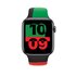 Apple MUQ73ZM/A accessorio indossabile intelligente Band Nero, Verde, Rosso Fluoroelastomero