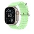 Apple Natural Titanium Finish Band Verde Fluoroelastomero, Titanio