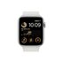 Apple Watch SE GPS 44mm Argento con Cinturino Sport Band Bianco - Regular