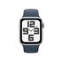 Apple Watch SE GPS Cassa 40mm in Alluminio Argento con Cinturino Sport Blu Tempesta - S/M