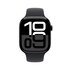 Apple Watch Series 10 Serie 10 GPS 46mm Cassa in Alluminio color Jet Black con Nero Sport Band - M/L