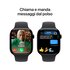 Apple Watch Series 10 Serie 10 GPS 46mm Cassa in Alluminio color Jet Black con Nero Sport Band - M/L