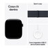 Apple Watch Series 10 Serie 10 GPS 46mm Cassa in Alluminio color Jet Black con Sport Loop