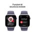 Apple Watch Series 11 GPS 42mm Cassa Alluminio Argento con Sport Band Viola Nebbia - M/L