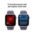 Apple Watch Series 11 GPS 42mm Cassa Alluminio Argento con Sport Band Viola Nebbia - S/M