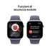 Apple Watch Series 11 GPS 46mm Cassa Alluminio Argento con Sport Band Viola Nebbia - S/M