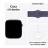 Apple Watch Series 11 GPS 46mm Cassa Alluminio Argento con Sport Band Viola Nebbia - S/M