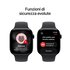 Apple Watch Series 11 GPS 46mm Cassa Alluminio Jet Black con Sport Band Nero - S/M