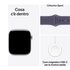 Apple Watch Series 11 GPS + Cellular 42mm Cassa Alluminio Argento con Sport Band Viola Nebbia - M/L