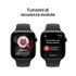 Apple Watch Series 11 GPS + Cellular 42mm Cassa Titanio Ardesia con Sport Band Nero - S/M
