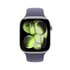 Apple Watch Series 11 GPS + Cellular 46mm Cassa Alluminio Argento con Sport Band Viola Nebbia - M/L