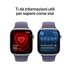 Apple Watch Series 11 GPS + Cellular 46mm Cassa Alluminio Argento con Sport Band Viola Nebbia - S/M