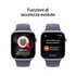 Apple Watch Series 11 GPS + Cellular 46mm Cassa Alluminio Argento con Sport Band Viola Nebbia - S/M