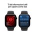 Apple Watch Series 11 GPS + Cellular 46mm Cassa Alluminio Jet Black con Sport Band Nero - S/M
