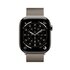 Apple Watch Series 11 GPS + Cellular 46mm Cassa Titanio con Loop Milanese Naturale S/M