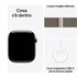 Apple Watch Series 11 GPS + Cellular 46mm Cassa Titanio con Loop Milanese Naturale S/M