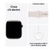 Apple Watch Series 11 GPS + Cellular 46mm Cassa Titanio Oro con Band Rosa Fard - M/L