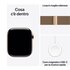 Apple Watch Series 11 GPS + Cellular 46mm Cassa Titanio Oro con Loop in maglia Milanese Oro - S/M